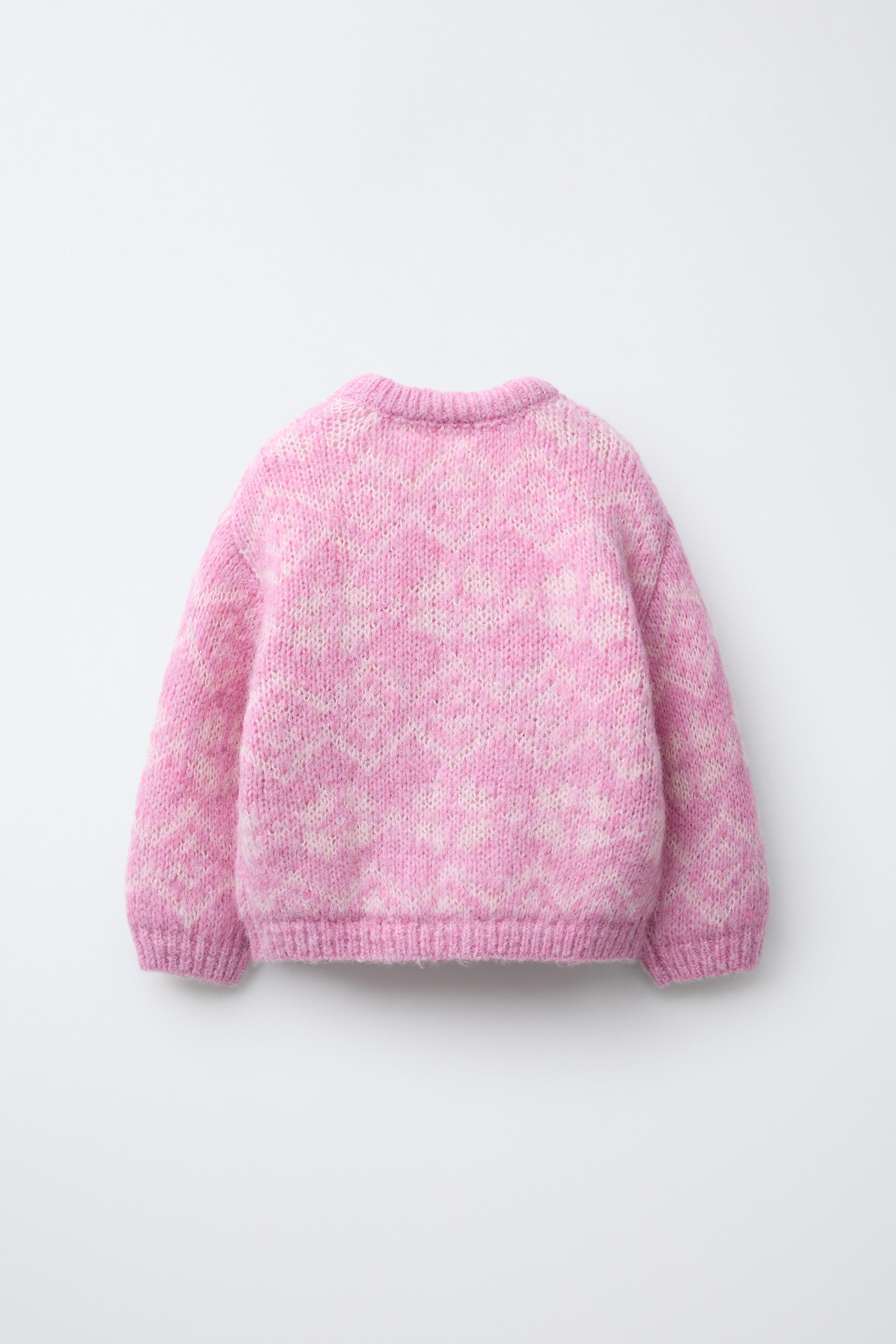 JACQUARD KNIT JUMPER WITH WOOL